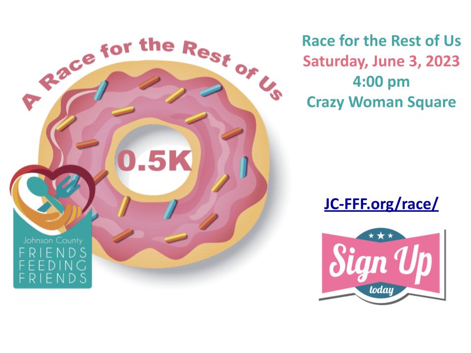 Sign Up Today – JC-FFF’s 2nd Annual Race for the Rest of Us
