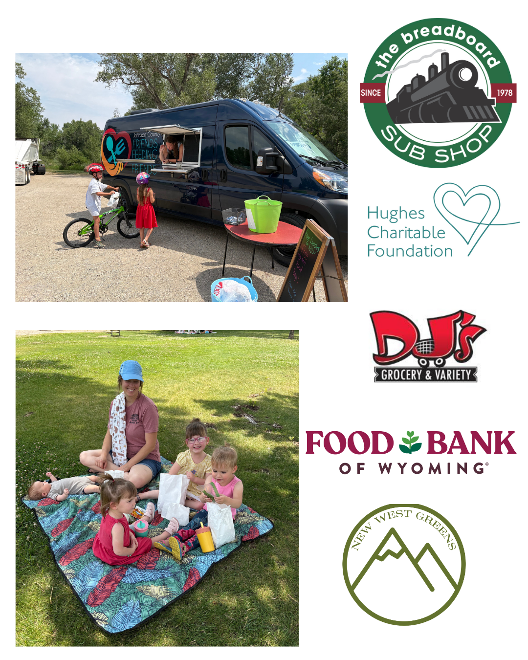 Thank you to these summer sponsors! Without you we couldn’t do this!!